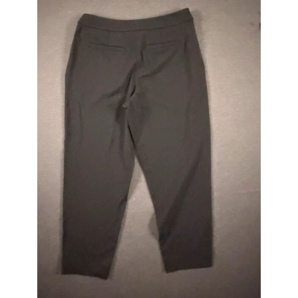 Lululemon Black Stretch Drawstring Pants Size M 7/8 Ankle Travel Work - Picture 9 of 12